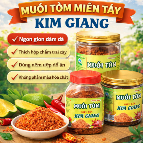 MUỐI TÔM MIỀN TÂY KIM GIANG